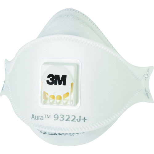 ■３Ｍ　Ａｕｒａ　使い捨て式防じんマスク　９３２２Ｊ＋　ＤＳ２　個装タイプ　１枚 9322JAURA