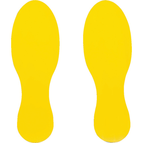 ■ＩＷＡＴＡ　ラインプロ足型シート（黄）２枚入り　LPF2 LPF2
