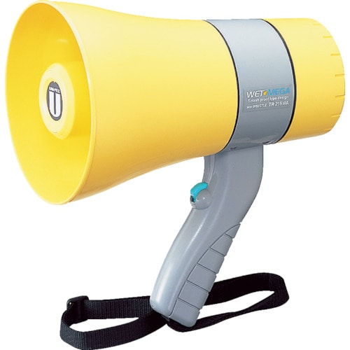 ■ユニペックス　防滴形メガホン　６Ｗ　ホイッスル付　TR-215WA TR-215WA