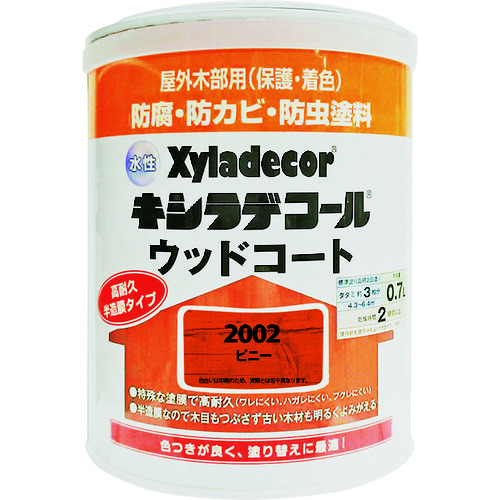 ■ＫＡＮＳＡＩ　水性ＸＤウッドコートＳ　ピニー　０．７Ｌ 00097670010000