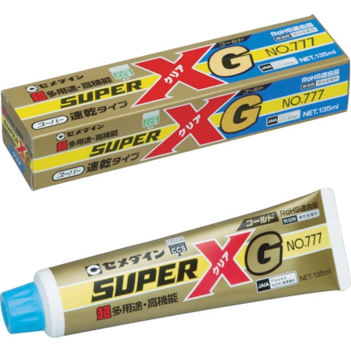 ■セメダイン(Cemedine) 　スーパーＸゴールド　Ｎｏ７７７　クリア　１３５ｍｌ　AX115 AX115