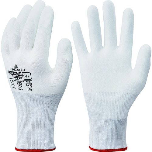 ■ショーワ　耐切創手袋　ＮＯ５４６Ｗ　デュラコイル５４６Ｗ　ホワイト　ＸＬサイズ NO546WXL