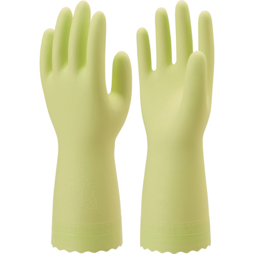 ■ショーワ　塩化ビニール手袋　ナイスハンドミュー薄手　グリーン　Ｍサイズ NHMIUMG