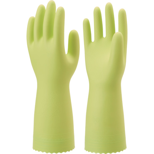 ■ショーワ　塩化ビニール手袋　ナイスハンドミュー中厚手　グリーン　Ｍサイズ NHMICMG