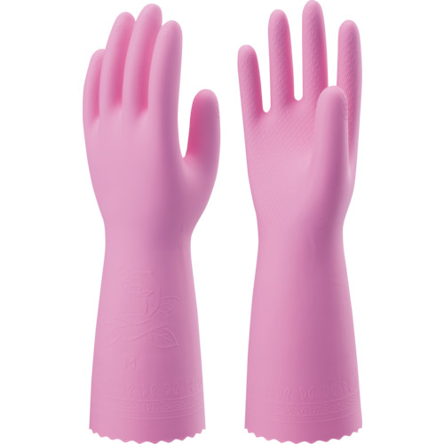 ■ショーワ　塩化ビニール手袋　ナイスハンドミュー厚手　ピンク　Ｓサイズ NHMIASP