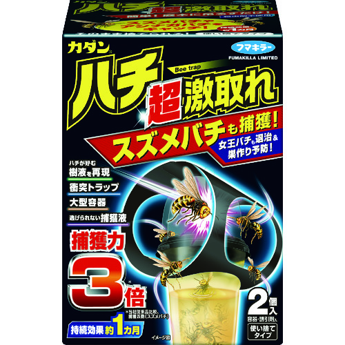 フマキラー　カダンハチ超激取れ　２個入 444803