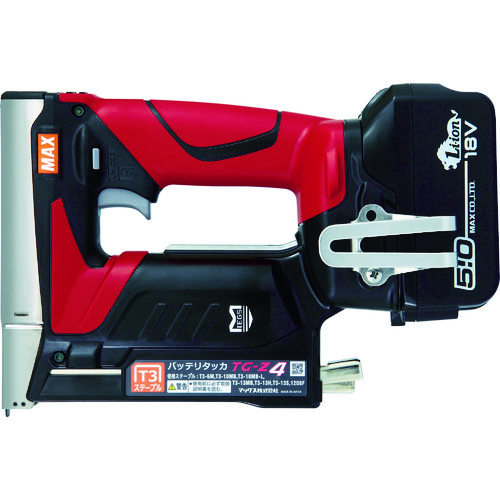 ＭＡＸ　バッテリタッカセット　１８ボルト　５．０アンペアセット　ティ３ステープル用 TGZ4BC1850A