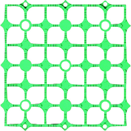 ■コンドル　（スノコ）ハイテックマット　緑　F-34-HK-G F-34-HK-G