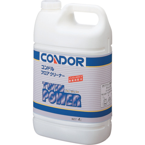 ■コンドル　（床用洗剤）フロアクリーナー　ツインパワー　４Ｌ　C301-04LX-MB