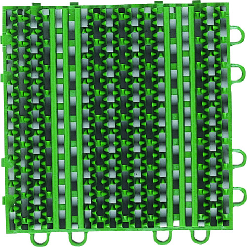 ■コンドル　（屋外用マット）エバックライナーハードマット　本駒　緑　F-120-HK　GN F-120-HK　GN