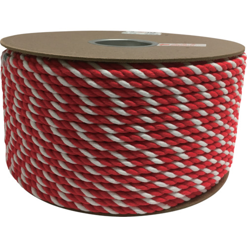 ■ユタカ　アクリル紅白ロープ　９ｍｍｍ×１５０ｍ　ＰＲＺ５５ PRZ55