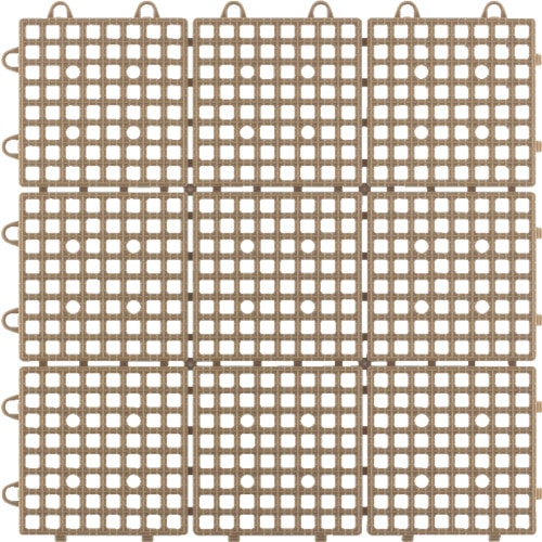 ■ワタナベ工業(Watanabe Industry) 　タイル　システムスクエアー　３０×３０ｃｍ　ブラウン　SQ-303
