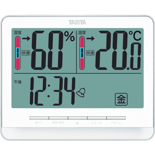 ■ＴＡＮＩＴＡ　デジタル温湿度計　ＴＴ‐５３８‐ＷＨ　TT538WH