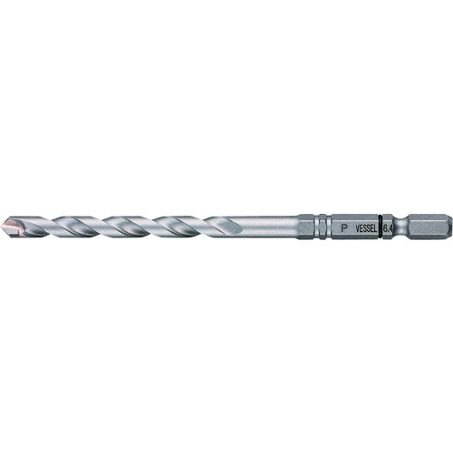 ■ベッセル　磁器タイル用ドリル　ＡＰＤ　ドリル径：６．４ｍｍ　有効長：６５ｍｍ APD6.4