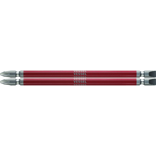ベッセル　剛彩ビット　２本組　（両頭コンビ）　＋２／－６×１５０ｍｍ GS142615