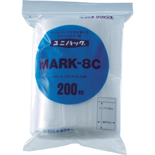 ■セイニチ　「ユニパック」　ＭＡＲＫ‐８Ｉ　２８０×２００×０．０８　１００枚入　MARK-8I