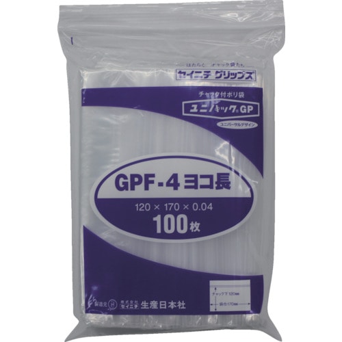 ■セイニチ　「ユニパックＧＰ」Ｆ－４　ヨコ長　１２０×１７０×０．０４　１００枚 GPF4YOKONAGA