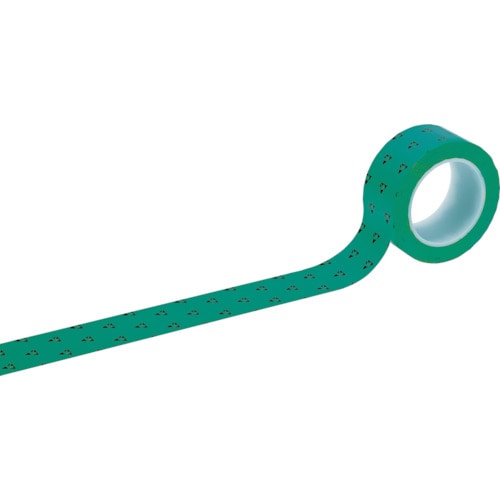 ■緑十字　ＨＣＰＡＳ－５０Ｇ　ＣＲ用帯電防止ラインテープ緑　５０ｍｍ幅×３３ｍ　259022 259022