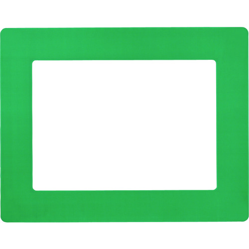 ■緑十字　路面用区画標識（Ａ４用紙対応タイプ）　緑　３１２×３９８ｍｍ　裏テープ付 403112