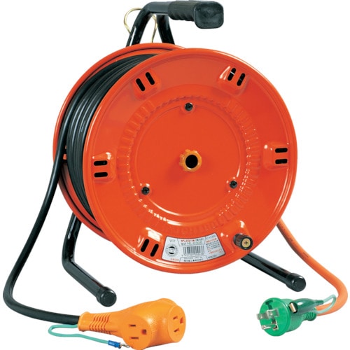 ■日動　電工ドラム　びっくリール　１００Ｖ　アース付　２０ｍ　NLE20S