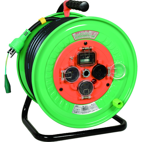 ■日動　防雨型漏電遮断器付電工ドラム　NW-EB53