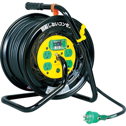 ■日動　電工ドラム　マジックリール　１００Ｖ　アース漏電しゃ断器付　３０ｍ　Z-EB34