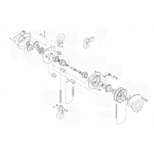 ■キトー　ＣＢ０１０用部品　フックラッチ組　C1FA005-10712 C1FA005-10712