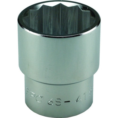 ■ＦＰＣ　ソケット　１２角　差込角１９．０ｍｍ　対辺４１ｍｍ　１．５／８　6S41 6S41
