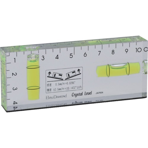 ■エビスダイヤモンド　磁石付クリスタルレベル　ED10CLSM ED10CLSM