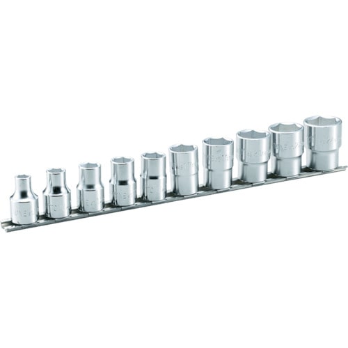 ■ＴＯＮＥ　ソケットセット（６角・ホルダー付）　１０ｐｃｓ　HS410 HS410
