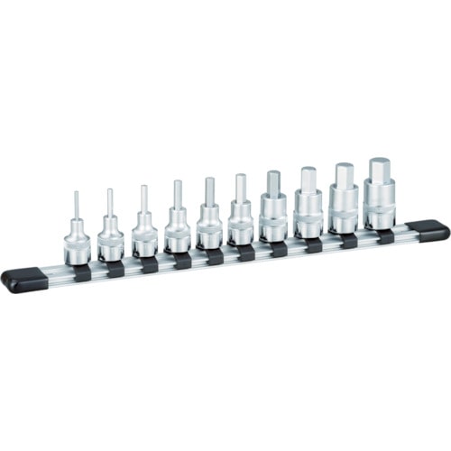 ■ＴＯＮＥ　ヘキサゴンソケットセット（インチホルダー付）　１０ｐｃｓ　HHB310 HHB310