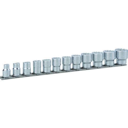 ■ＴＯＮＥ　ソケットセット（１２角・ホルダー付）　１２ｐｃｓ　HD312A HD312A
