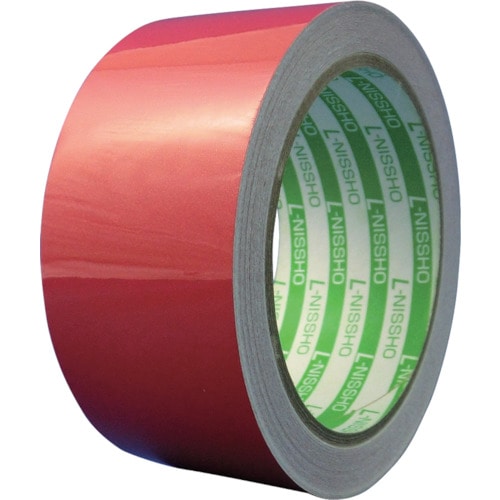 ■日東エルマテ　再帰反射テープ　７５ｍｍ×１０ｍ　レッド HT75R