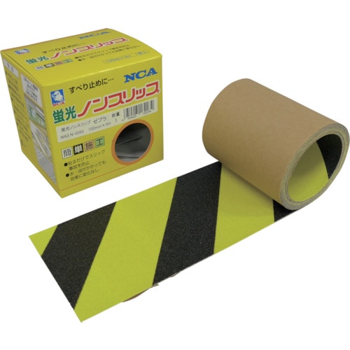 ■ＮＣＡ　蛍光ノンスリップ　１００×３ｍ　ゼブラタイプ　NSP-1003-FLZ