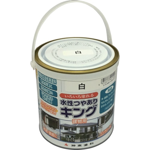 ■シントー　水性つやありキング　白　０．７Ｌ　4402-0.7 4402-0.7
