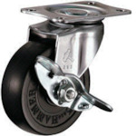 ハンマー　Ｅ型　自在ＳＰ付　ゴム車　６５ｍｍ　415ER65BAR01 415ER65BAR01