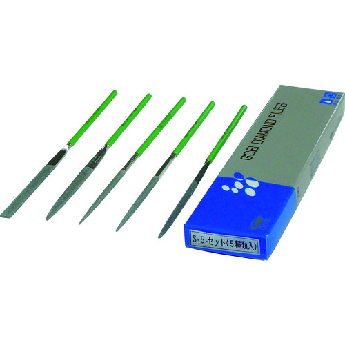 ■呉英　ＤＩＡヤスリ　Ｓ－５　５種類セット S5SET
