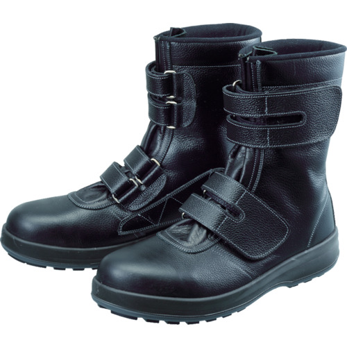 ■シモン　安全靴　長編上靴　マジック　ＷＳ３８黒　２５．５ｃｍ　WS38-25.5 WS38-25.5