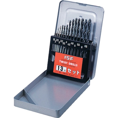■ＩＳ　ストレートドリルドリル　１３本組セット　D13-S　(13ﾎﾞﾝｸﾞﾐ)