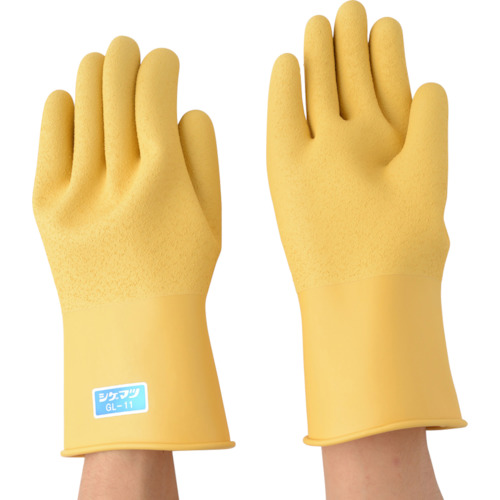 ■シゲマツ　化学防護手袋　ＧＬ－１１　77851 77851