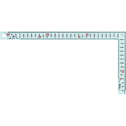■シンワ　曲尺　広ピタ　３０ｃｍ　表裏同目　８段目盛　ＪＩＳ 10035