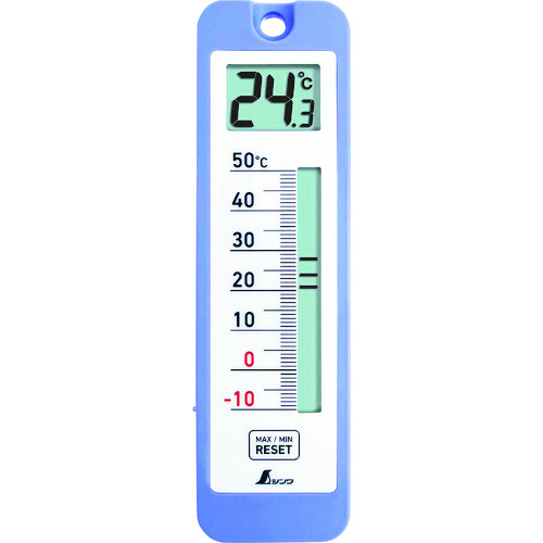 ■シンワ　デジタル温度計　Ｄ－１０　最高・最低　防水型 73043