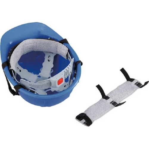 トーヨーセフティ　ヘルメット取付式汗取りデコパット　白　タオル地　ＮＯ．６７ＷＨ