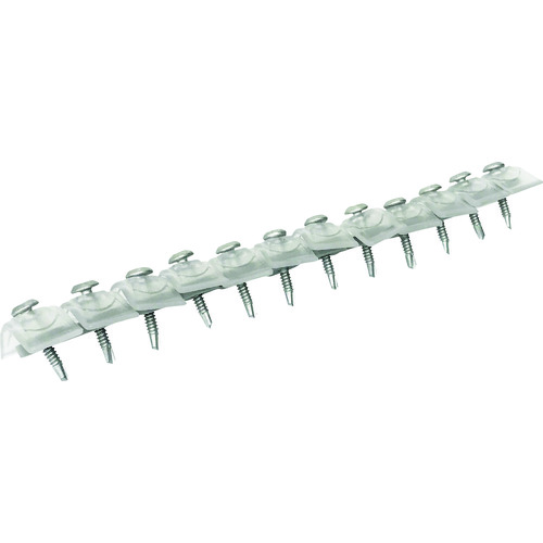 ダイドーハント　ポリカ連結波板ビス　１２本Ｘ８連（９６本入）　４．２Ｘ２５ｍｍ　クリアー　鉄下地 00045956