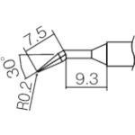 ■白光　こて先　０．２ＪＬ型　T12-JL02 T12-JL02