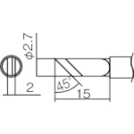 ■白光　こて先　Ｋ型　T12-K T12-K