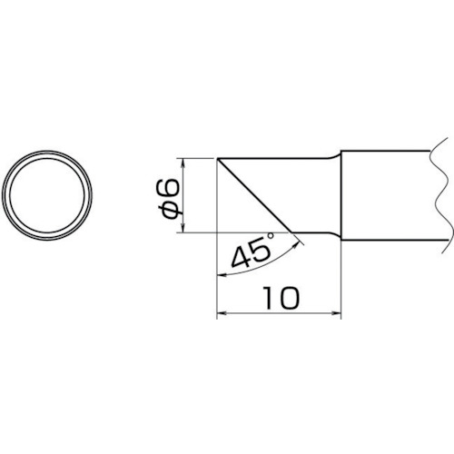 ■白光　こて先　６Ｃ型　T20-C6 T20-C6