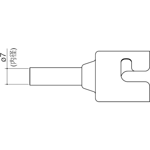■白光　ノズル　シングル　７ＭＭ　N5104 N5104