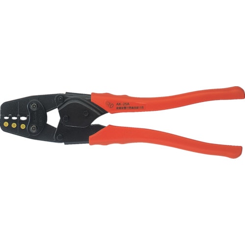 ■エビ　絶縁被覆付閉端接続子用圧着工具　使用範囲ＣＥ１・２・５　AK25A AK25A
