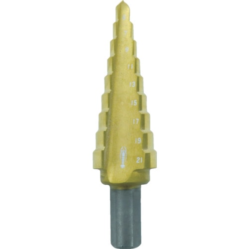 ■エビ　ステージドリル　コーティング　９段　軸径１０ｍｍ　LB521G LB521G